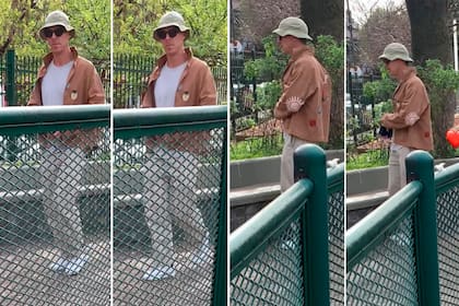 Semanas atrás, Benedict Cumberbatch disfrutó del sol de la mañana junto a su esposa y sus hijos en Plaza Armenia