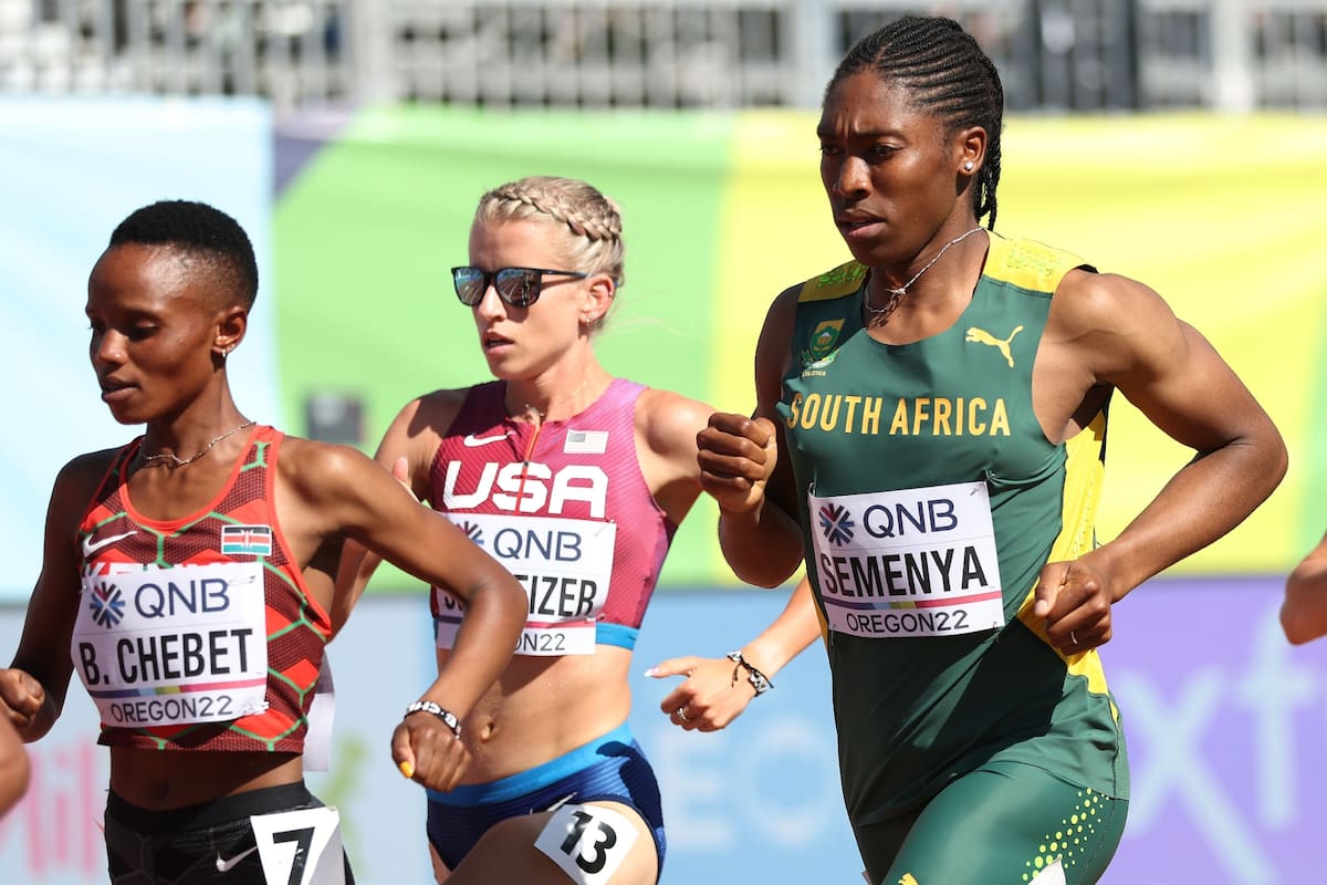 Semenya fue recibida con aplausos en el Mundial de Eugene, Oregon