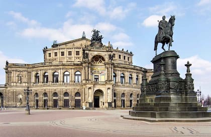 Semperoper, la ópera de la Florencia del Elba.