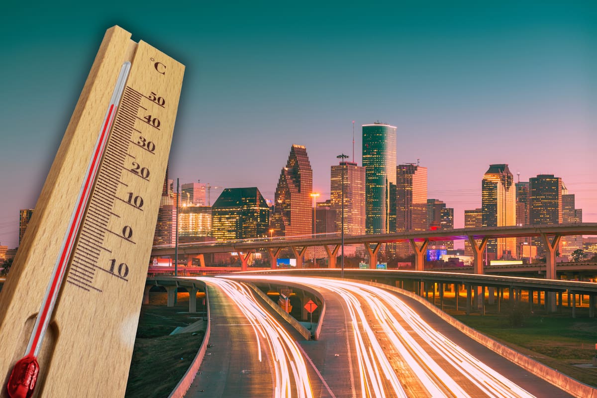 Sensación térmica alcanzará 41.6°C (107°F) en Houston por combinación de calor y humedad persistente