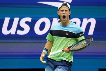 Sensacional: Schwartzman, entre los ocho mejores del US Open