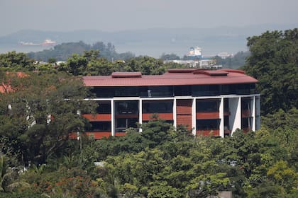 Vista del hotel Capella en Sentosa, Singapur