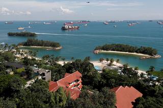 La paradisíaca isla de Singapur que se prepara para recibir a Trump y a Kim