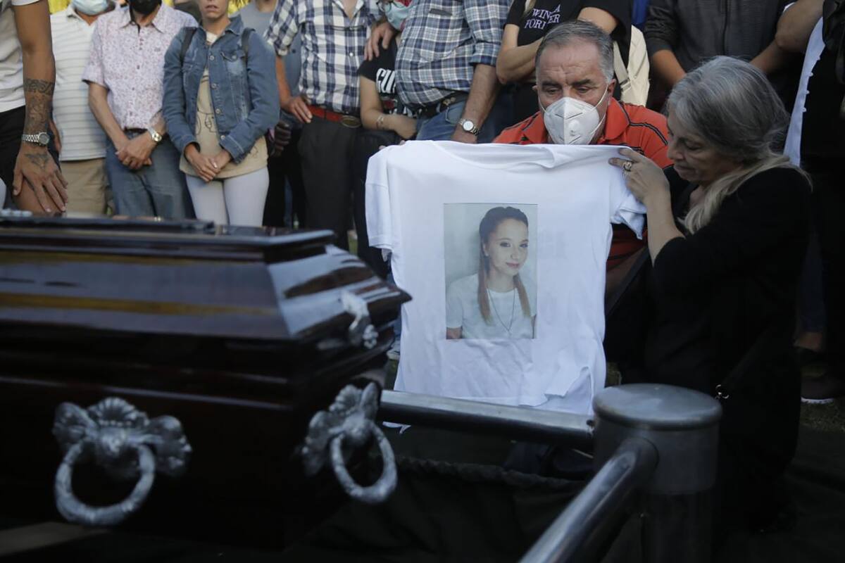 Sepelio de Úrsula Bahillo