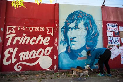 El Mural del Trinche en el estadio de Central Córdoba