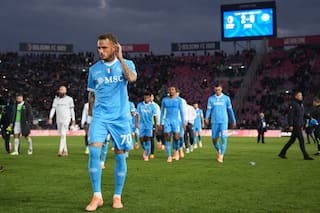 Sequía goleadora del Napoli continúa al caer 2-0 ante Bologna en la Serie A