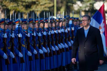 Serbia. Decenas de miles de personas salen a las calles de Novi Sad en el aniversario de la tragedia de la marquesina