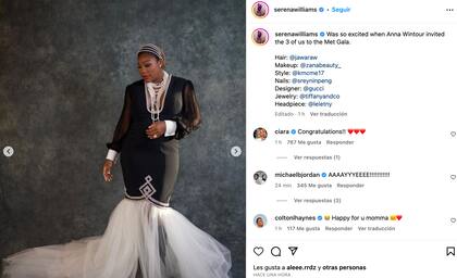 Serena Williams anuncia su embarazo previo a la Gala del MET 2023
