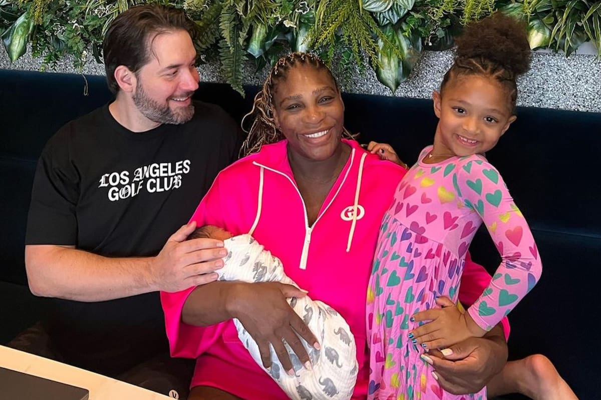 Serena Williams anunció la llegada de su segunda hija