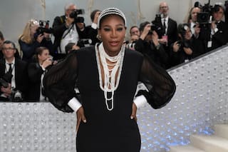 Serena Williams anunció en la MET Gala que será mamá por segunda vez