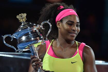 Serena Williams dominó en la Era Abierta y sumó siete títulos en el Australian Open