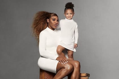 Serena Williams junto a su hija Olympia, de tres años (Instagram)