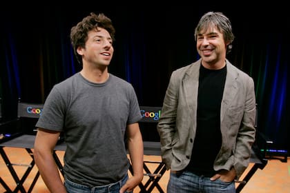 Sergei Bin y Larry Page, los fundadores de Google