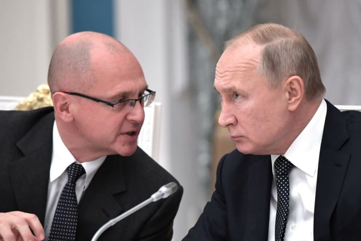 Sergei Kiriyenko y Vladimir Putin
