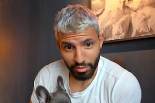 El incómodo mensaje de su hijo al Kun Agüero: "Pensé que eras de River"