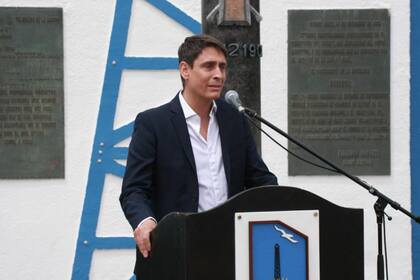 Sergio Affronti, CEO de YPF, en el acto por el Día del Petróleo en Comodoro Rivadavia