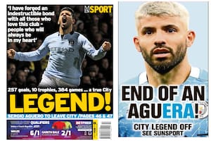 Sergio Agüero anunció su partida de Manchester City y los medios británicos recordaron la importancia que tuvo para el fútbol inglés