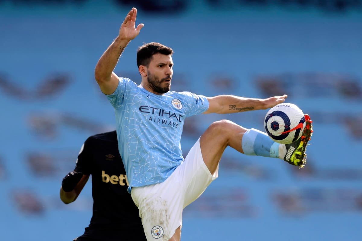 Sergio Agüero, del Manchester City,