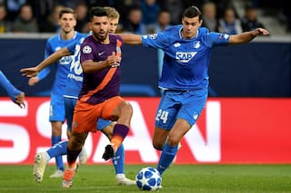 Champions League: con un gol de Agüero, Manchester City venció a Hoffenheim