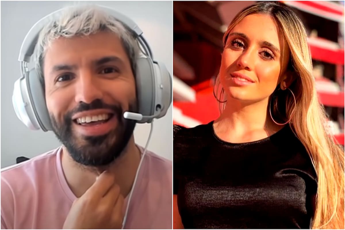 Sergio Agüero y Morena Beltrán