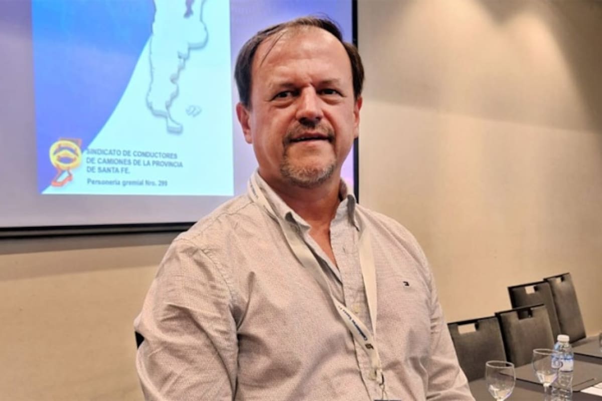 .Sergio Aladio, líder del Sindicato de Camioneros de Santa Fe