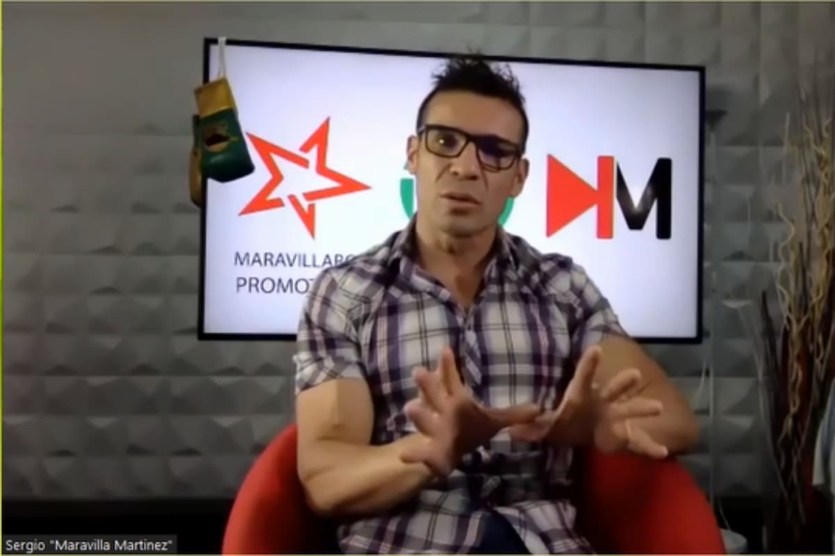 Sergio "Maravilla" Martínez prepara su pelea desde su casa en Madrid
