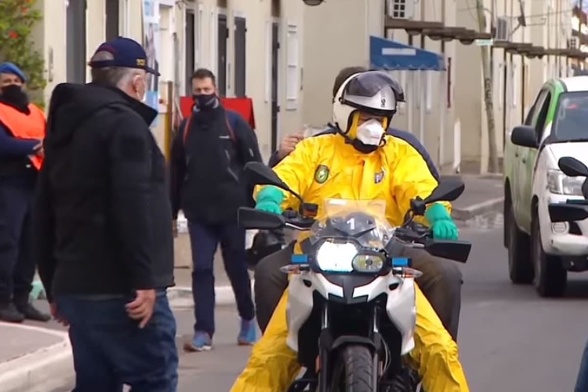 Sergio Berni en Villa Azul