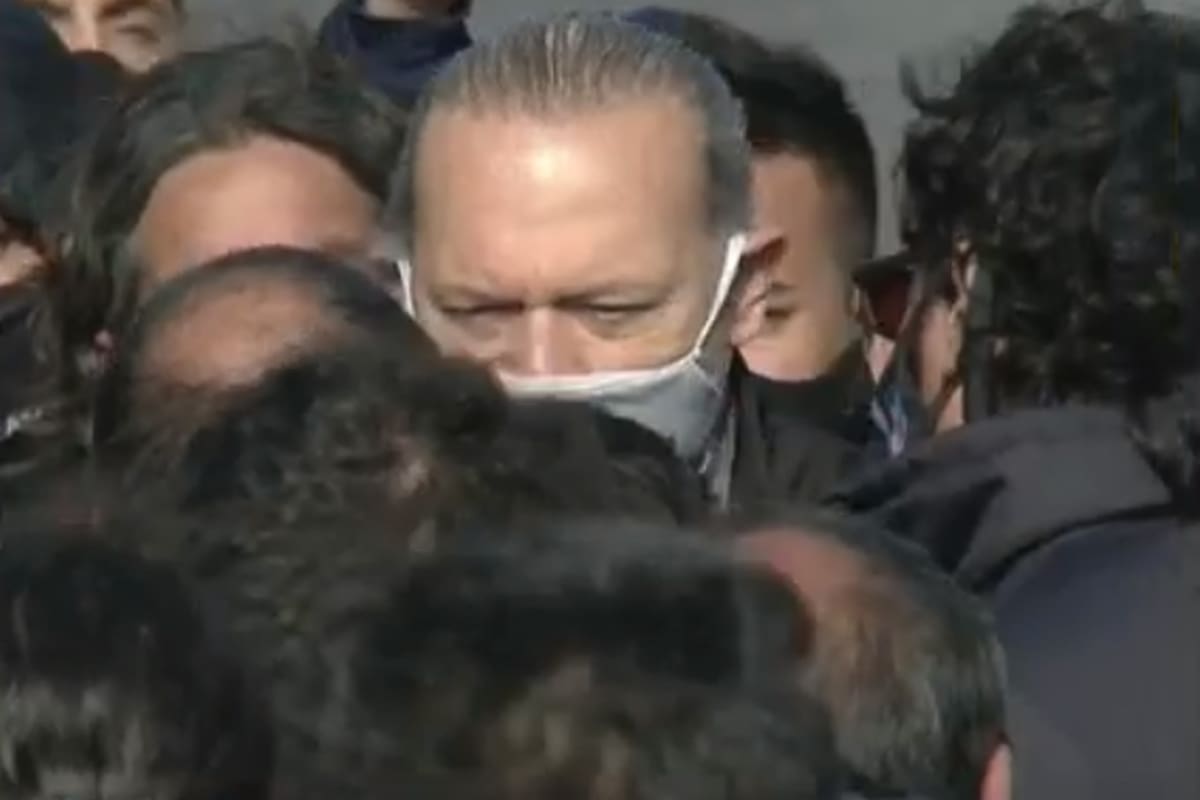 Sergio Berni se acercó al lugar