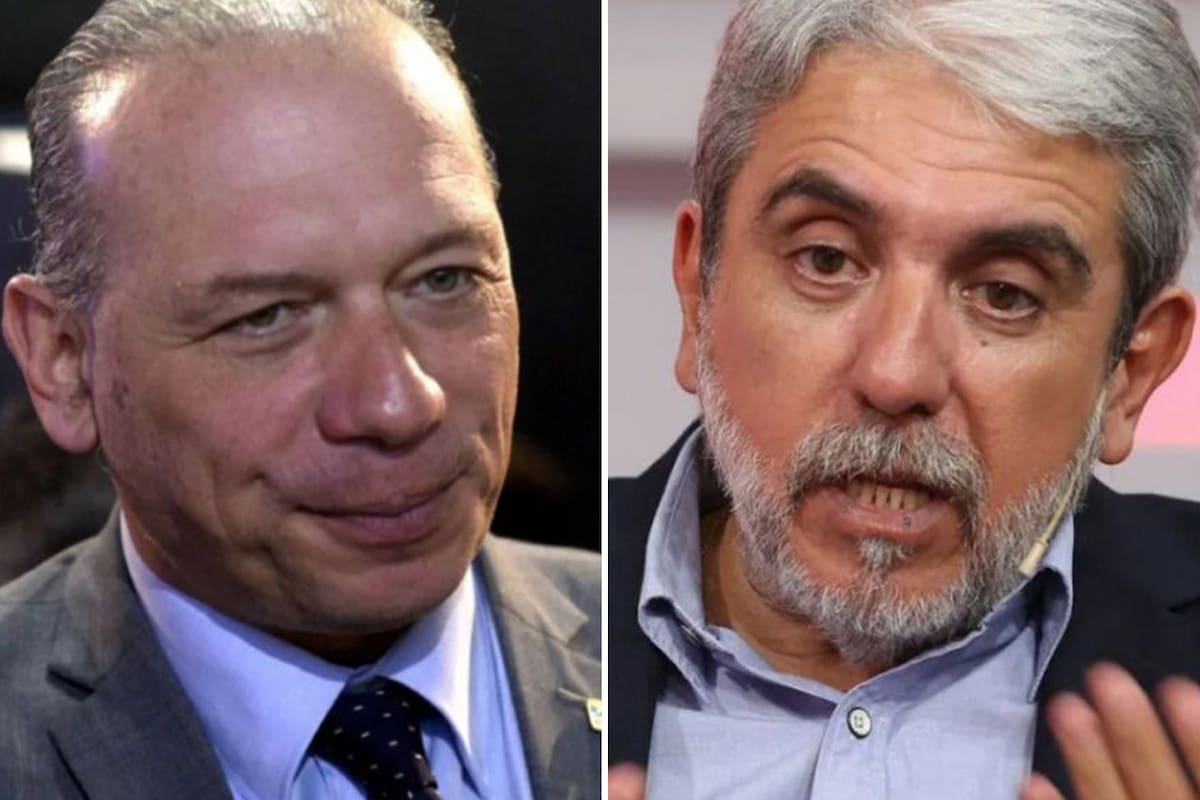 Sergio Berni y Aníbal Fernández