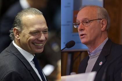 Sergio Berni y Daniel Gollán