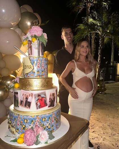 Sergio Busquets y Elena Galera serán padres por tercera vez, en esta ocasión de una niña (Foto: Instagram @elenagalera)
