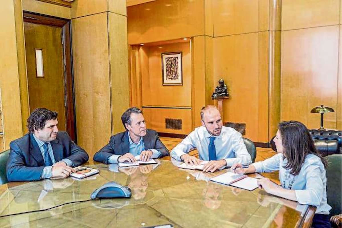 Sergio Chodos, Luis Cubeddu, Martín Guzmán y Julie Kozak