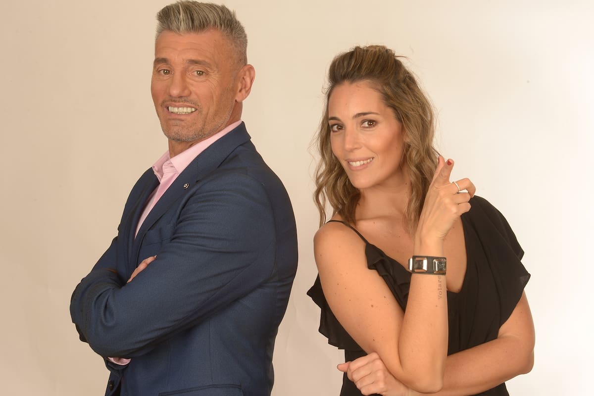 Sergio Goycochea y su nueva compañera de pantalla: