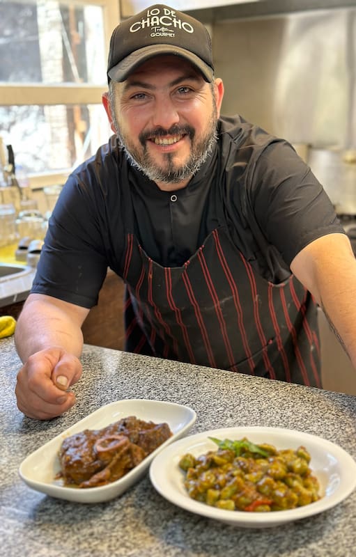 Sergio Gurerrero Velázquez, el cocinero detrás del suceso de Lo de Chacho, en San Martín de los Andes.