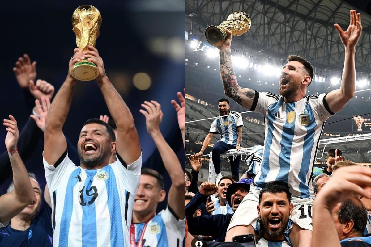 Sergio "Kun" Agüero reveló que Lionel Messi se enojó con él en los festejos de Argentina campeón y contó el por qué