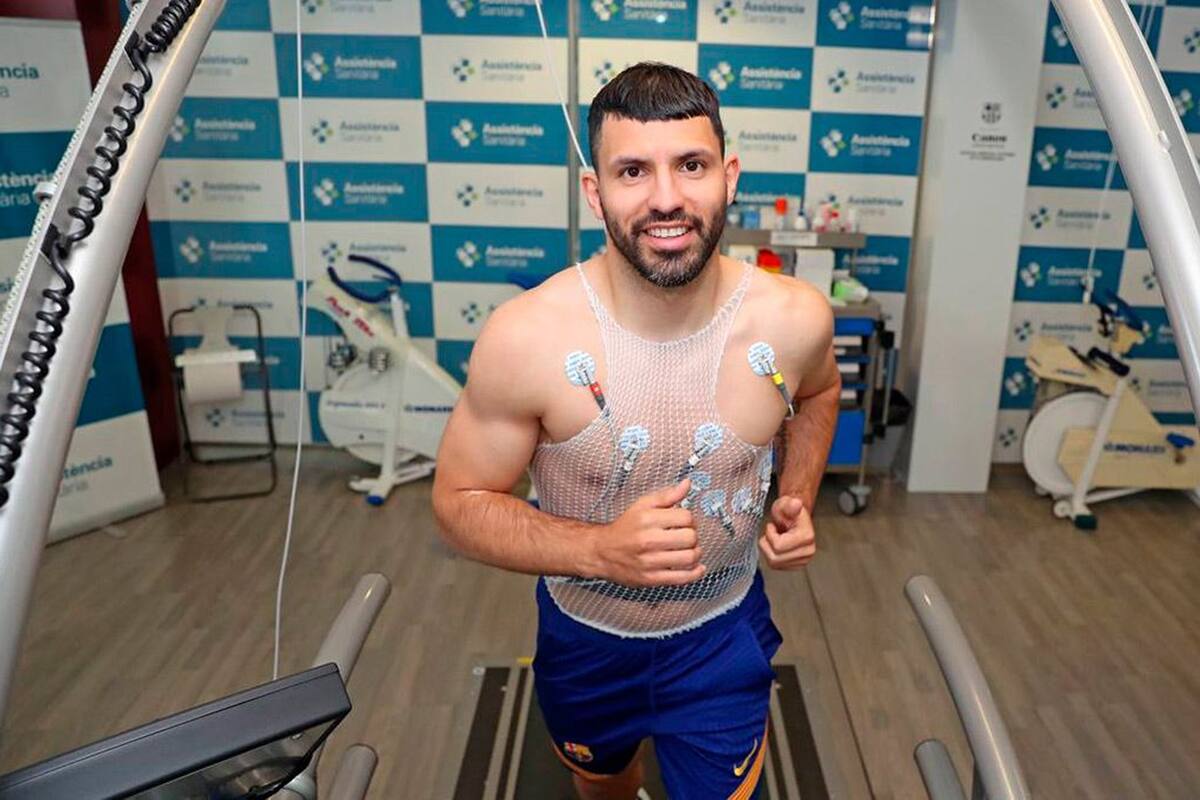 Sergio "Kun" Agüero tiene un dispositivo implantado que monitorea sus latidos