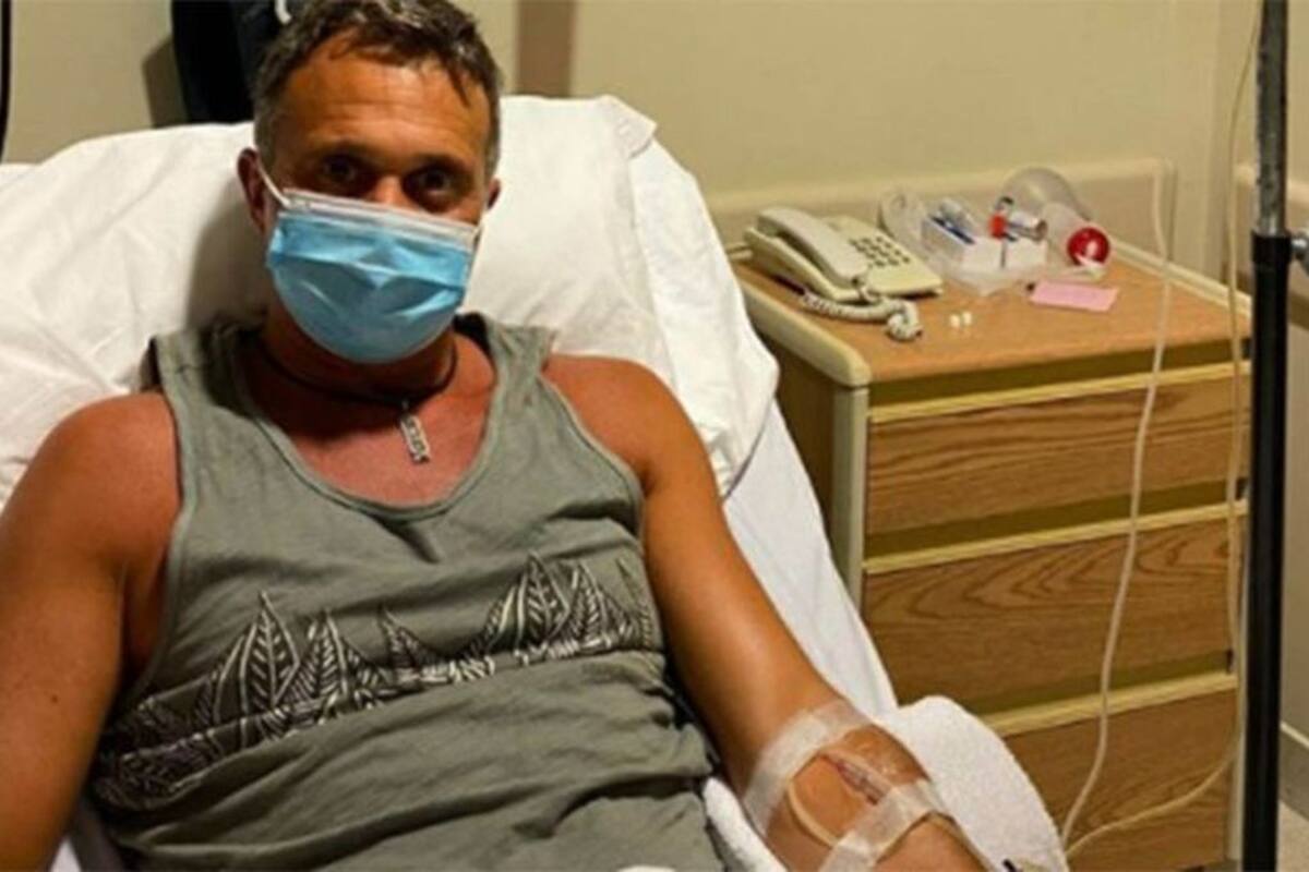 Sergio Lapegüe desde la sala de terapia intensiva