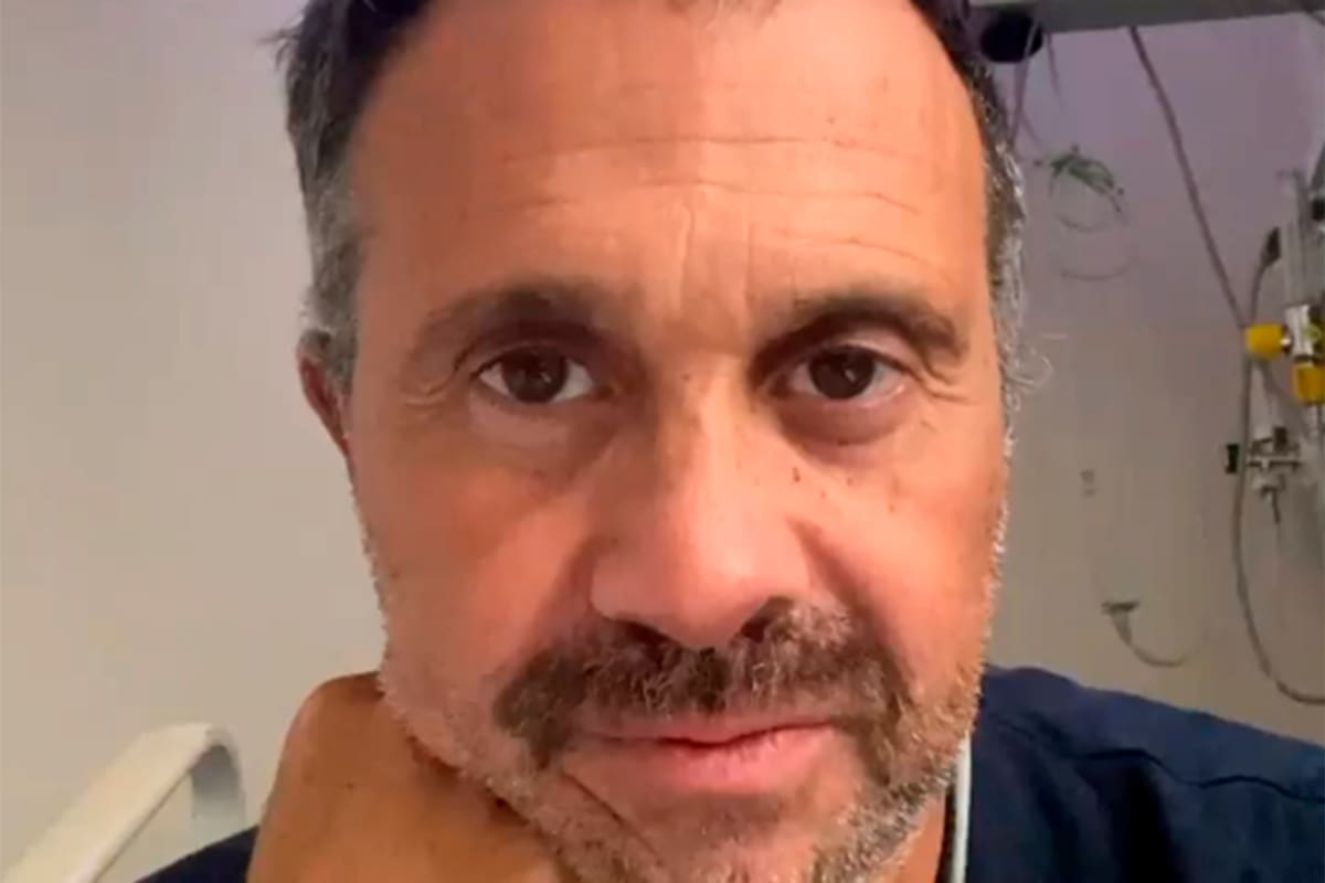 Sergio Lapegüe fue trasladado a una sala común y compartió su alegría en las redes