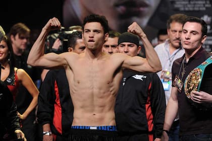 Sergio Maravilla Martínez y Julio César Chavez Junior antes de la pelea