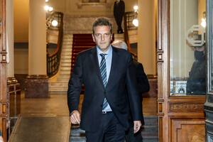 Sergio Massa, al salir del Congreso de la Nación