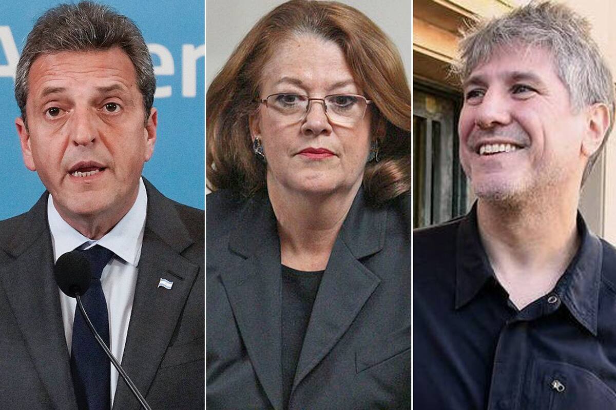 Sergio Massa, Alicia Castro y Amado Boudou