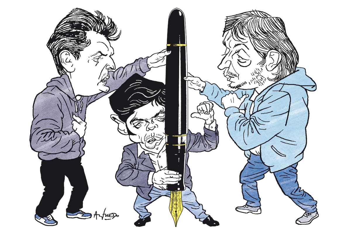 Sergio Massa, Axel Kicillof y Máximo Kirchner
