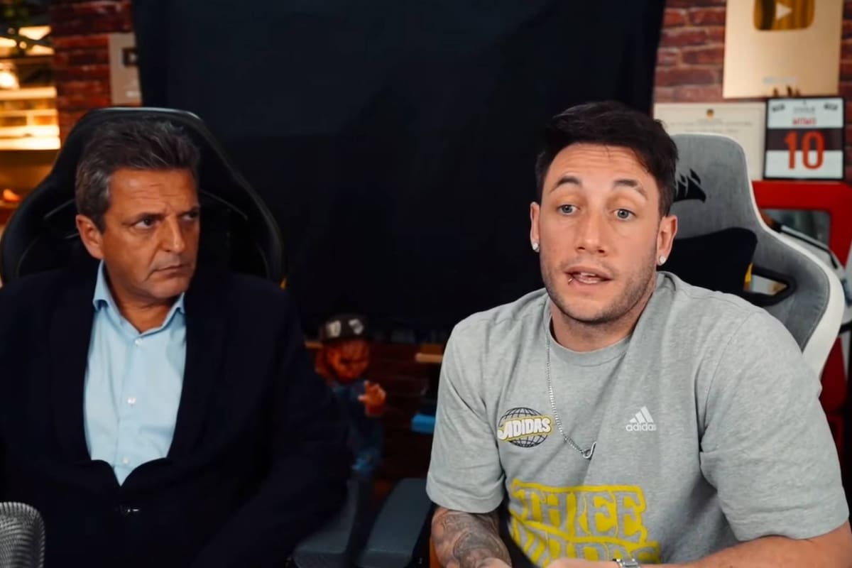 Sergio Massa cerró su campaña presidencial en las redes sociales con Momo (Captura video)