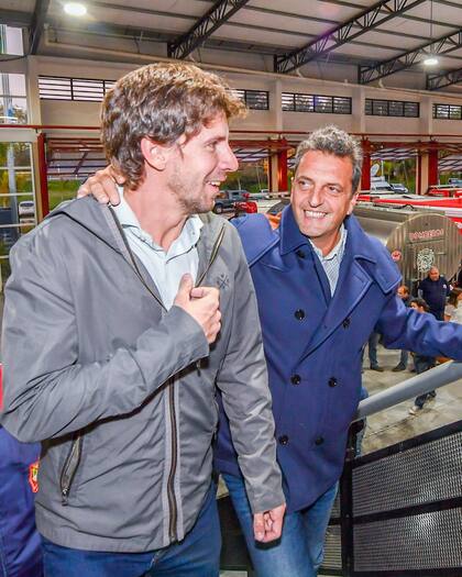 Sergio Massa con Juan Andreotti, de San Fernando, uno de sus alfiles en terreno bonaerense