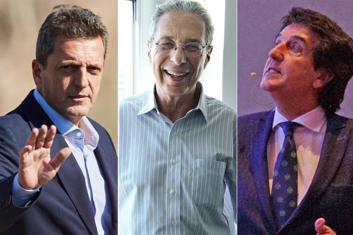 Sergio Massa, Daniel Marx y Carlos Melconian