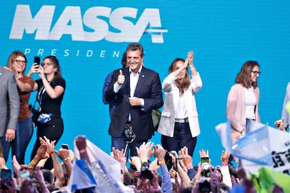 Sergio Massa, de Unión por la Patria, fue la gran sorpresa en las elecciones generales del domingo
