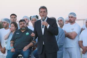 Sergio Massa durante el "Encuentro de Cooperativismo Agroindustrial Programa CoopAr"