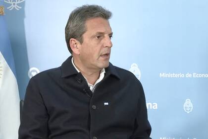Sergio Massa, durante una entrevista con José Del Río en LN+