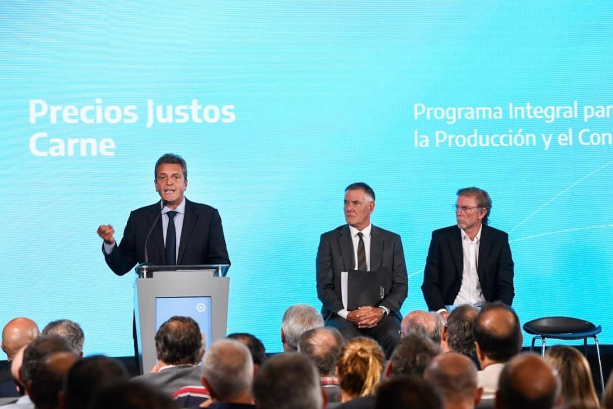 Sergio Massa, el titular de la Afip, Carlos Castagneto, y el secretario de Agricultura, Juan José Bahillo