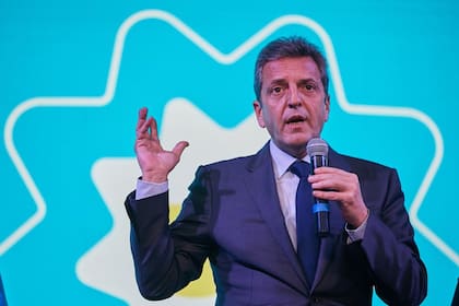 El candidato a presidente por Unión por la Patria y ministro de Economía, Sergio Massa